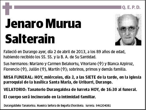 MURUA SALTERAIN,JENARO