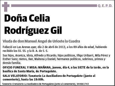 RODRIGUEZ GIL,CELIA