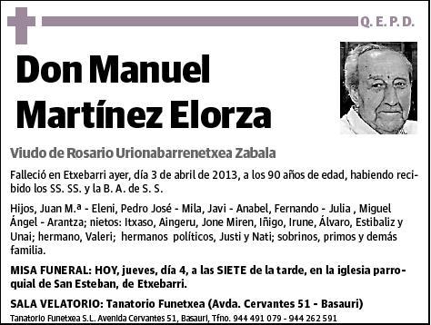 MARTINEZ ELORZA,MANUEL