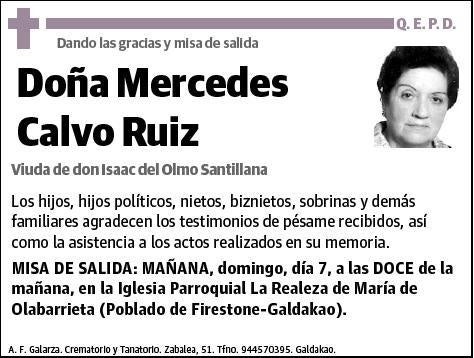 CALVO RUIZ,MERCEDES