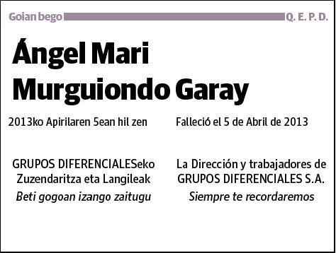 MURGUIONDO GARAY,ANGEL MARI