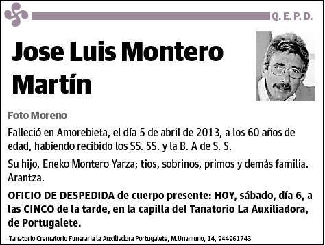 MONTERO MARTIN,JOSE LUIS