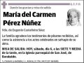 PEREZ NUÑEZ,MARIA DEL CARMEN