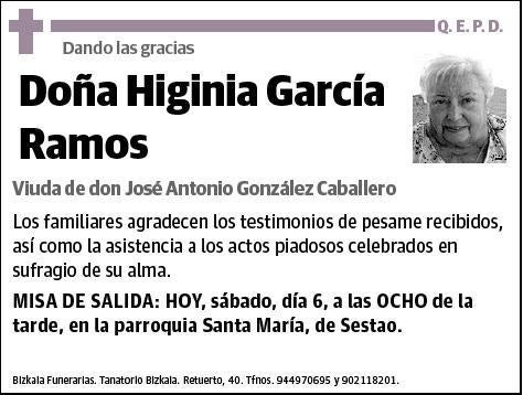 GARCIA RAMOS,HIGINIA