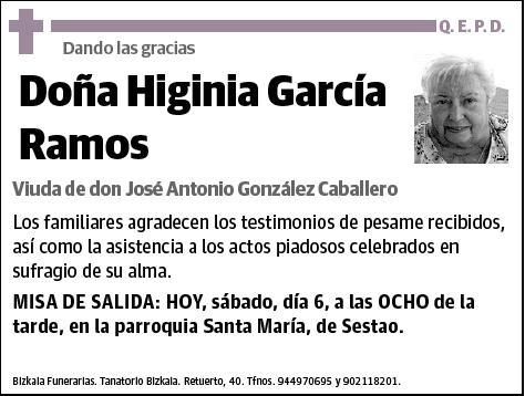 GARCIA RAMOS,HIGINIA