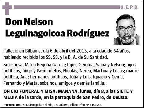 LEGUINAGOICOA RODRIGUEZ,NELSON