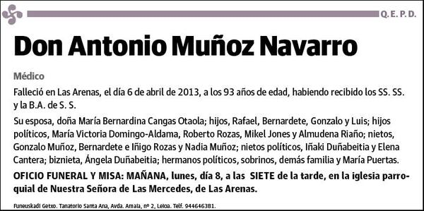 MUÑOZ NAVARRO,ANTONIO