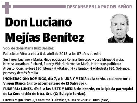 MEJIAS BENITEZ,LUCIANO