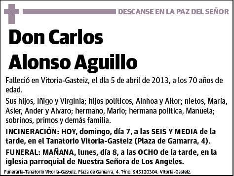 ALONSO AGUILLO,CARLOS