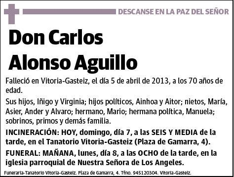 ALONSO AGUILLO,CARLOS