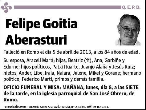 GOITIA ABERASTURI,FELIPE