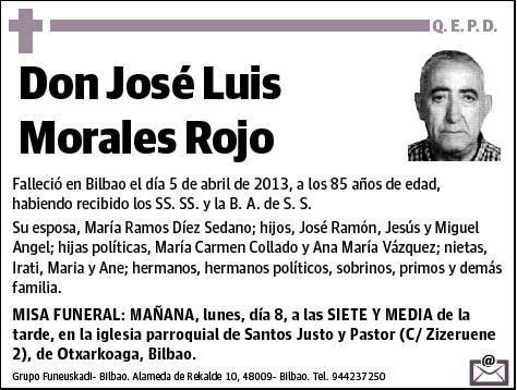 MORALES ROJO,JOSE LUIS