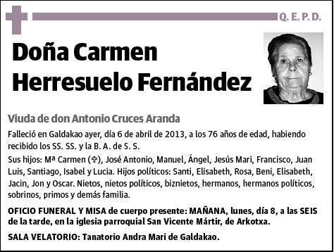 HERRESUELO FERNANDEZ,CARMEN