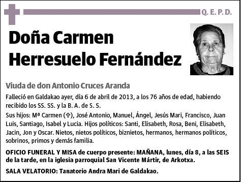 HERRESUELO FERNANDEZ,CARMEN