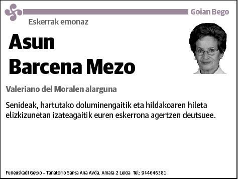 BARCENA MEZO,ASUN