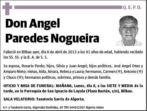 PAREDES NOGUEIRA,ANGEL