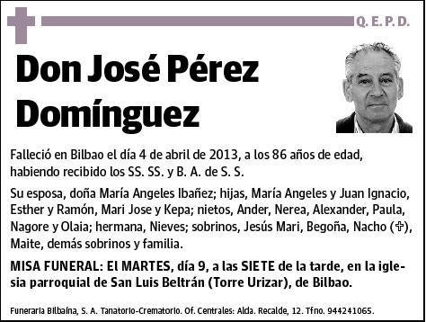 PEREZ DOMINGUEZ,JOSE