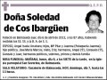 DE COS IBARGÜEN,SOLEDAD
