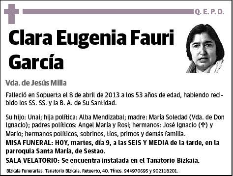 FAURI GARCIA,EUGENIA