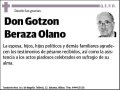 BERAZA OLANO,GOTZON