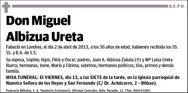 ALBIZUA URETA,MIGUEL
