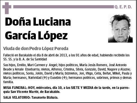 GARCIA LOPEZ,LUCIANA