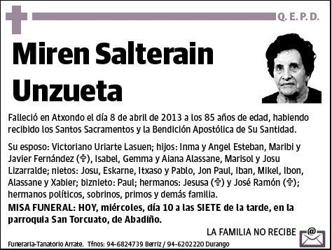 SALTERAIN UNZUETA,MIREN