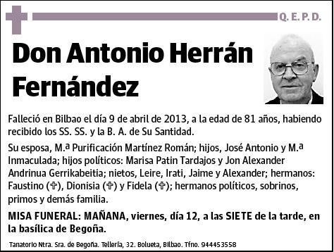 HERRAN FERNANDEZ,ANTONIO