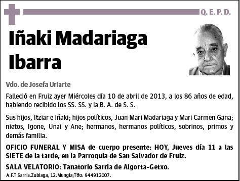 MADARIAGA IBARRA,IÑAKI