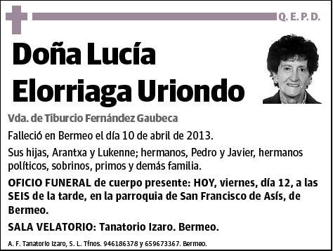 ELORRIAGA URIONDO,LUCIA