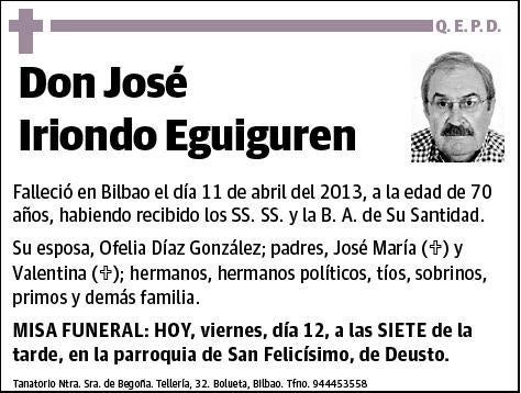 IRIONDO EGUIGUREN,JOSE