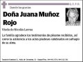 MUÑOZ ROJO,JUANA