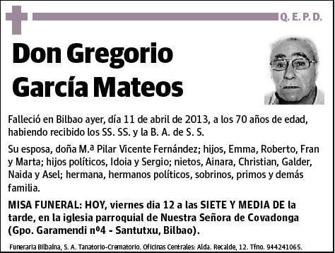 GARCIA MATEOS,GREGORIO