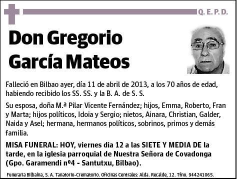 GARCIA MATEOS,GREGORIO