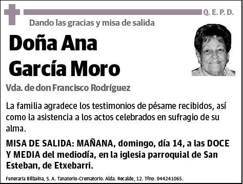 GARCIA MORO,ANA