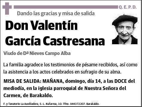 GARCIA CASTRESANA,VALENTIN