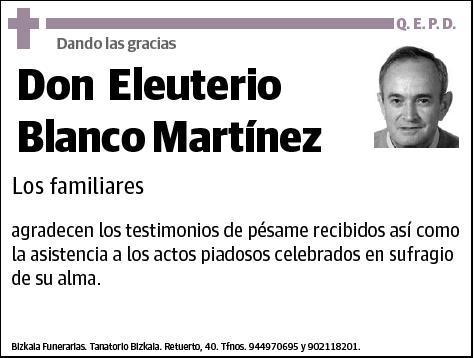 BLANCO MARTINEZ,ELEUTERIO