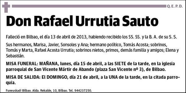 URRUTIA SAUTO,RAFAEL