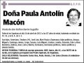 ANTOLIN MACON,PAULA