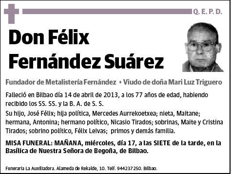 FERNANDEZ SUAREZ,FELIX