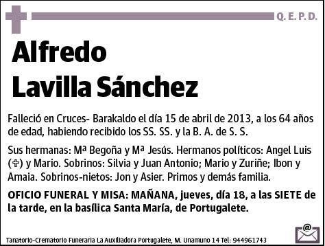 LAVILLA SANCHEZ,ALFREDO