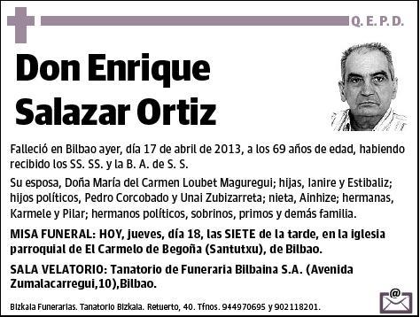 SALAZAR ORTIZ,ENRIQUE