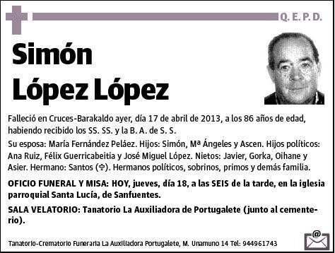 LOPEZ LOPEZ,SIMON