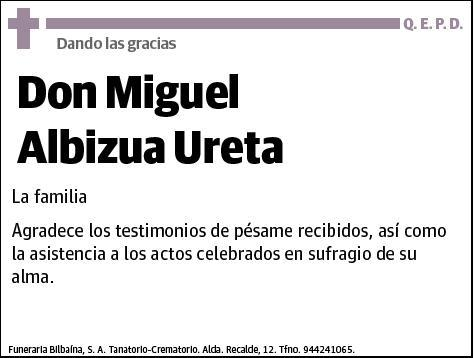 ALBIZUA URETA,MIGUEL