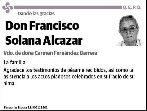 SOLANA ALCAZAR,FRANCISCO