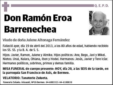 EROA BARRENECHEA,RAMON