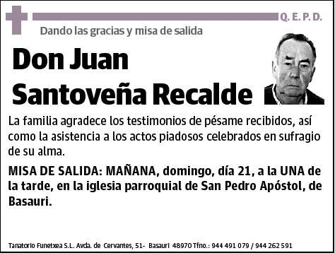 SANTOVEÑA RECALDE,JUAN