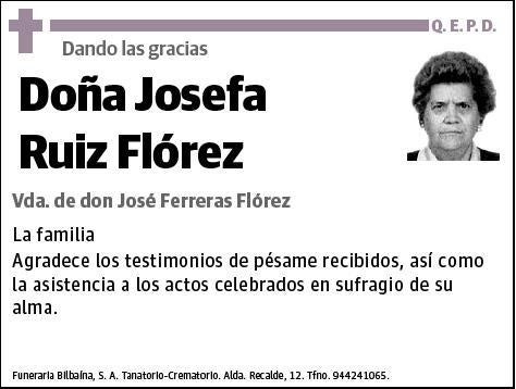 RUIZ FLOREZ,JOSEFA