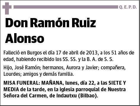 RUIZ ALONSO,RAMON