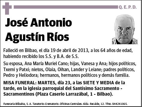 AGUSTIN RIOS,JOSE ANTONIO